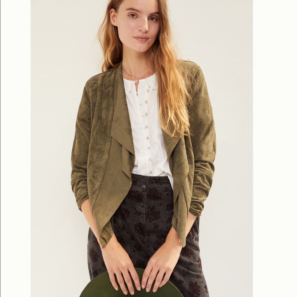WESTLEY SUEDED JACKET GREEN XS